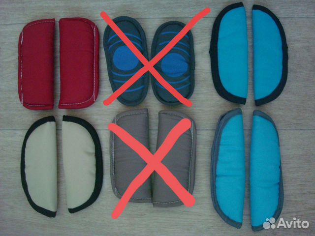 Мягкие накладки на ремни безопасности