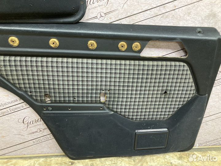 Дверные карты Mercedes w124