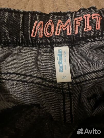 Джинсы mom для девочки 110р