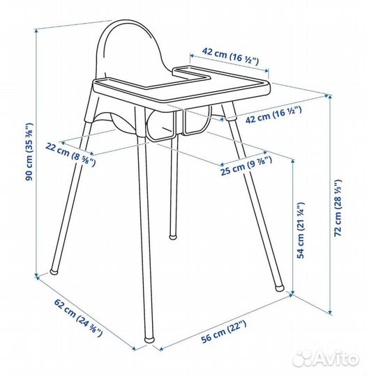 Стульчик для кормления прокат аренда IKEA
