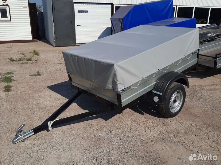 Прицеп Дюртюлинский разм. 190 см. с тентом