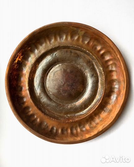 Тарелка настенная горячая эмаль