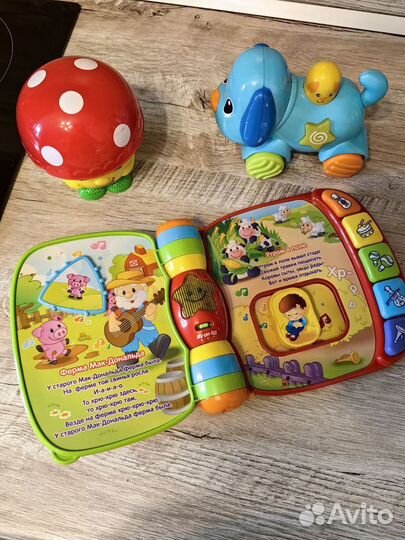 Музыкальные игрушки книга vtech