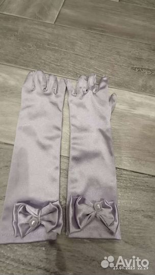 Перчатки для девочки на выпускной