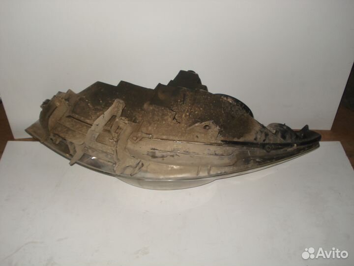 Фара правая(линза) Peugeot 307, Пежо 307 рест