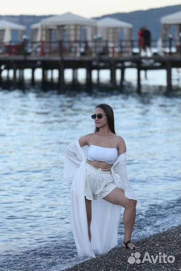 Пляжная накидка женская