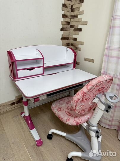 Растущая парта и стул бу