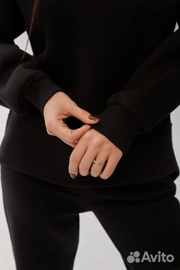 Спортивный костюм женский теплый оверсайз зимний