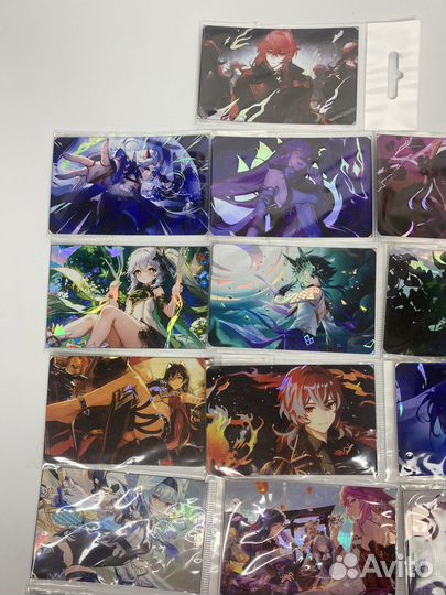 Наклейка на карту голографическая 