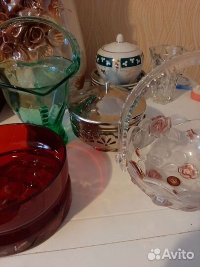 Конфетницы стеклянные