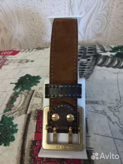 Ремень, натуральная кожа, ручная работа