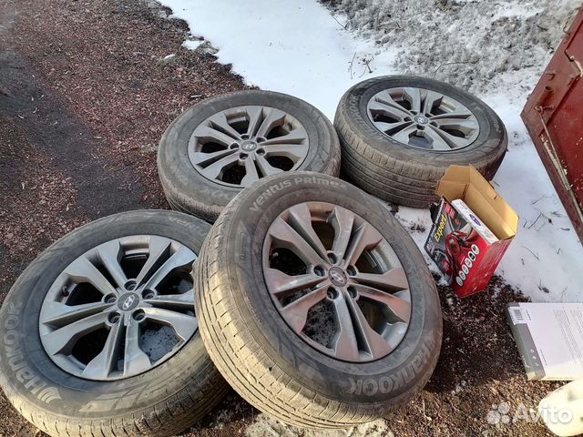 Колеса r17 santafe заводские