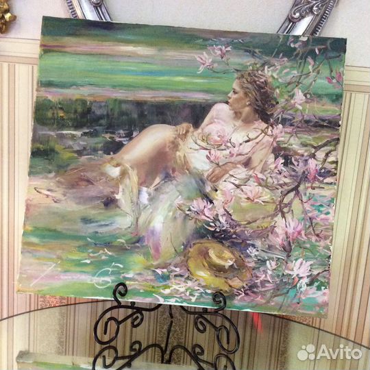 Живопись. Ню. Весна», Елена Капустина.Живопись