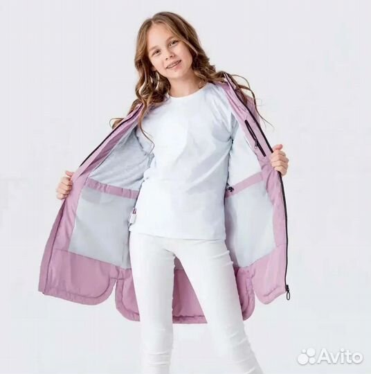 Пальто, парка для девочки новое. Весна