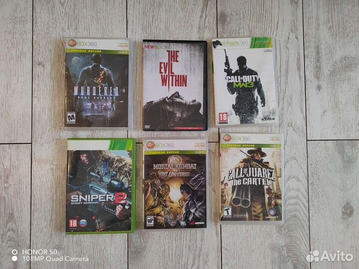 Диски игры для X-BOX 360