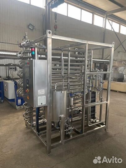 Пастеризатор - охладитель проточный, Теплообменник