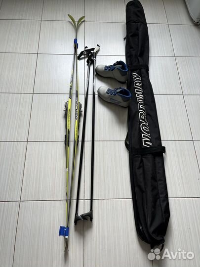 Лыжи беговые fisher детские 170