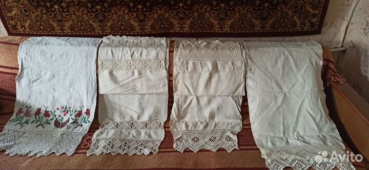 Рушник льняной старинный