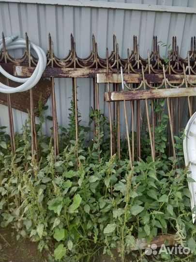 Забор кованый из прутка 15мм