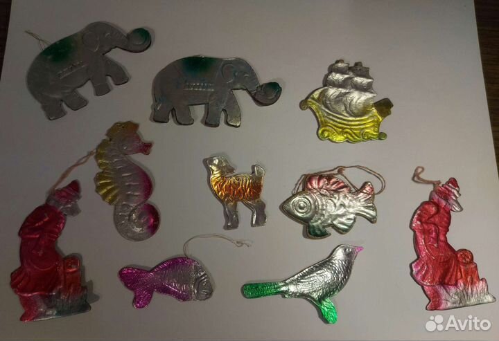 Елочные игрушки картонаж