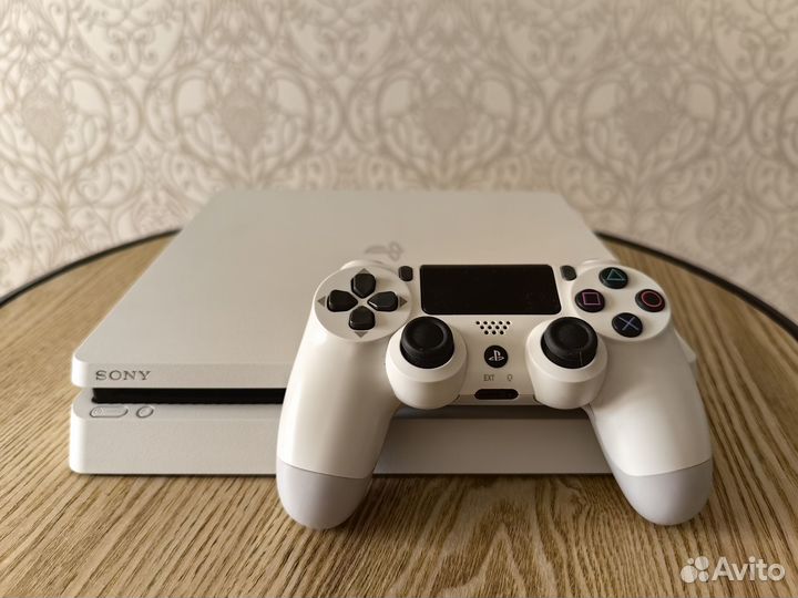 Sony playstation 4 Slim 1tb Белая / Прошитая 9.00