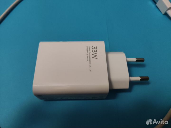 Зарядное устройство Xiaomi 33W и кабель