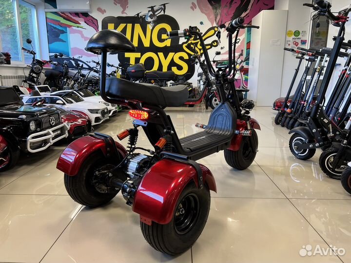 Электроскутер Trike GT X5 1500W 18Ah/60V