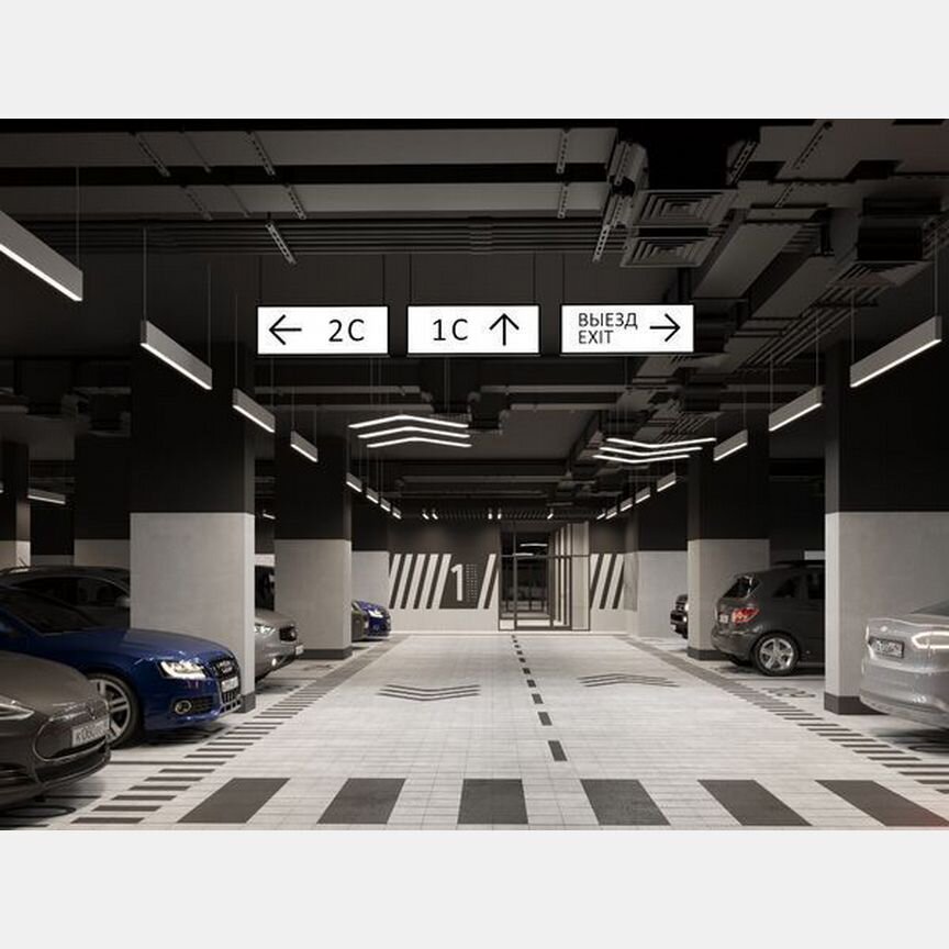 2-к. квартира, 64 м², 24/25 эт.