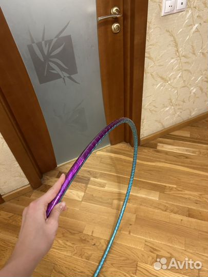 Обмотка обруча для художественной гимнастики