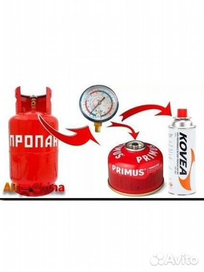 Заправка и обмен туристических газовых баллонов