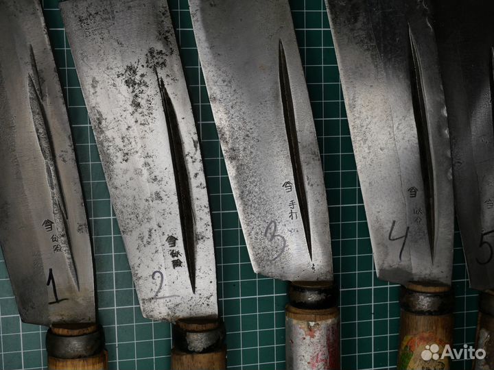 Японские кованные ножи-топорики ната