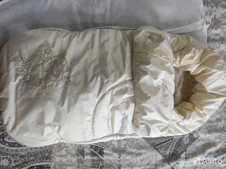 Конверт кокон на выписку