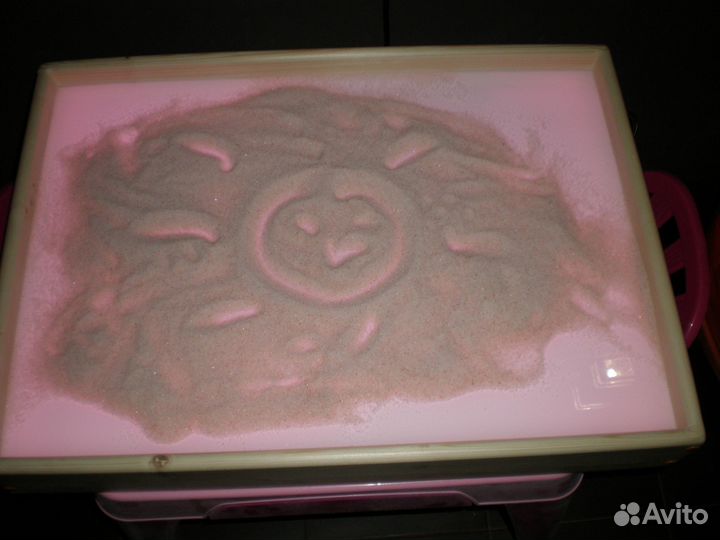 Детская песочница с подсветкой для рисования в пес