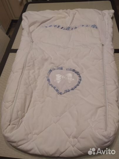 Одеяло конверт в коляску. Тëплый стëганный