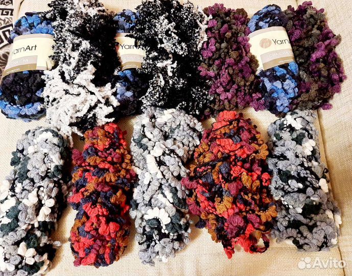 Пряжа новая.Много