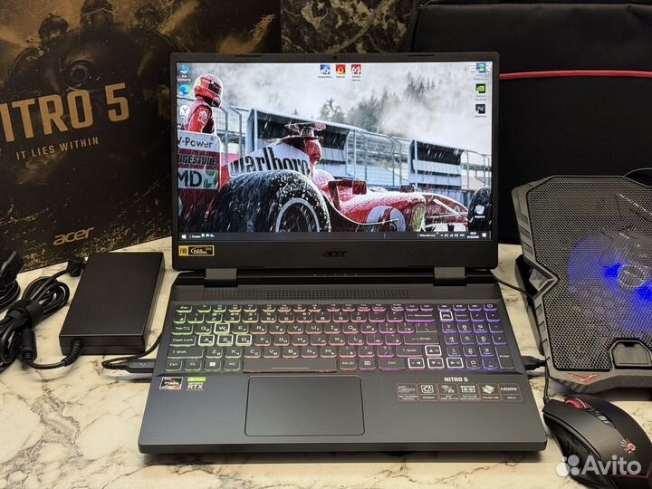 Новый Acer Nitro 165Hz RTX 3060/Ryzen 7 6800/DDR5