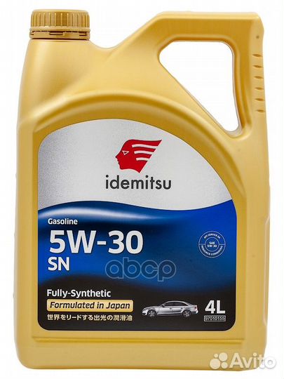 Idemitsu fully-synthetic SN/GF-5 5W30 (4л) 3001