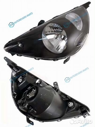 217-1148L-lemd2 Фара honda FIT 01-07 5D черная под