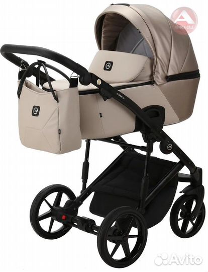 Коляска Adamex mobi Air эко кожа 2в1