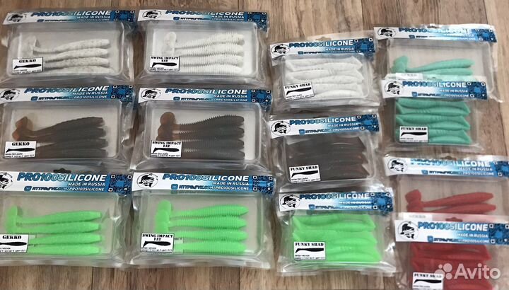 Рыболовные силиконовые приманки