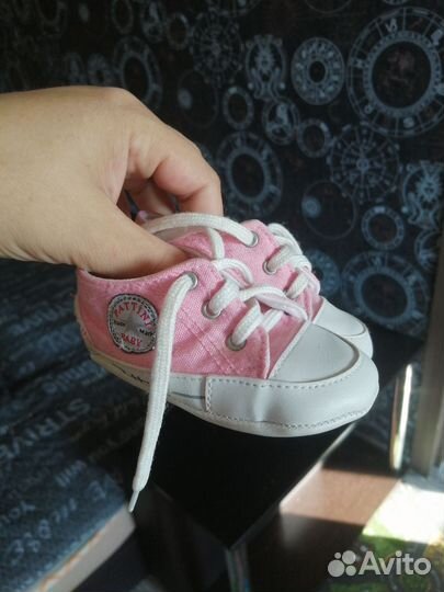 Пинетки-кеды для девочки