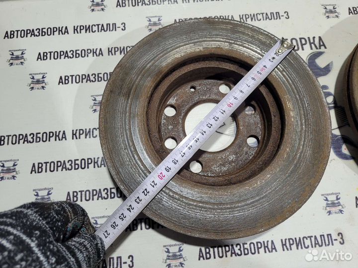 Тормозные диски (2шт.) daewoo nexia / lanos