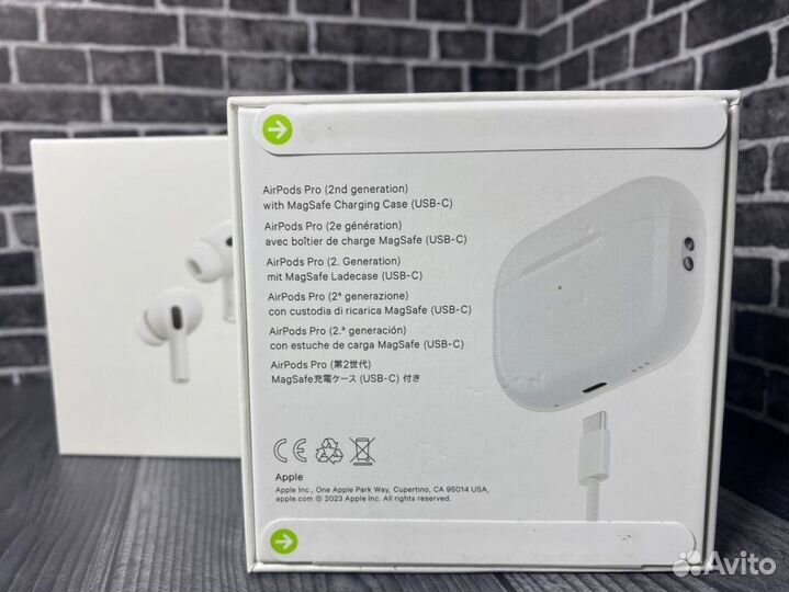 Наушники Airpods Pro 2 Type C (гарантия + чехол)