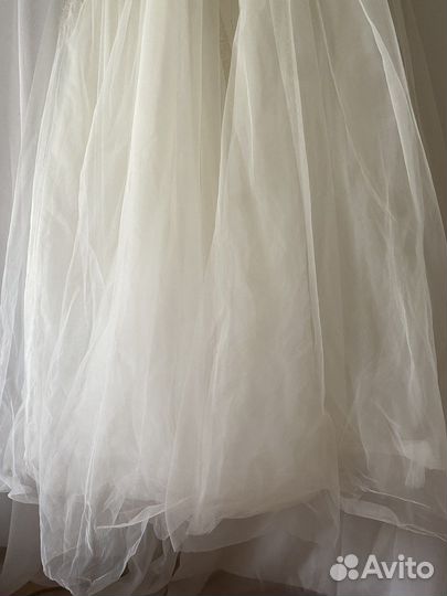 Отпаривание свадебного платья