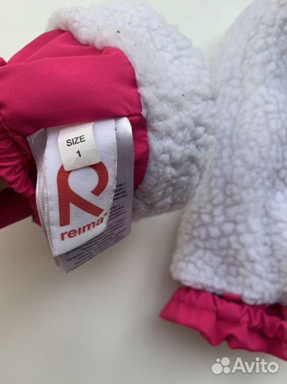 Краги варежки reima 1 c мехом внутри