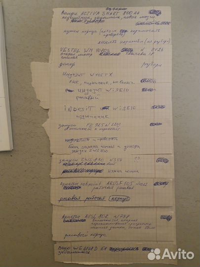 Стиральные машины на зап части