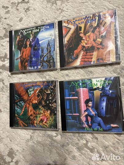 Ретро диски компьютерные игры 90 е