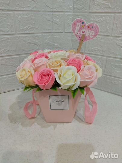Мыльные розы букеты