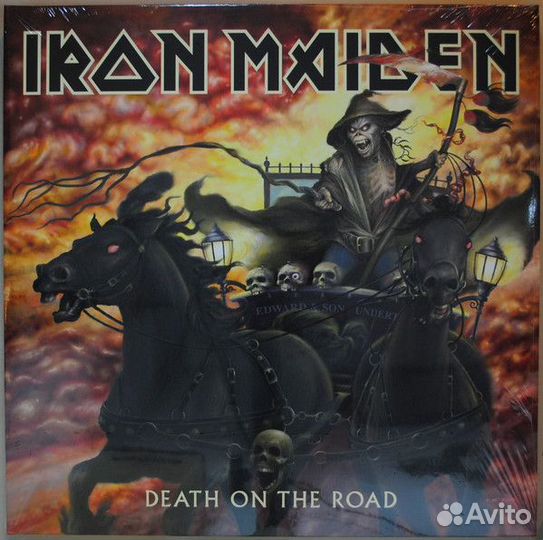 Виниловая пластинка Iron Maiden death ON THE road