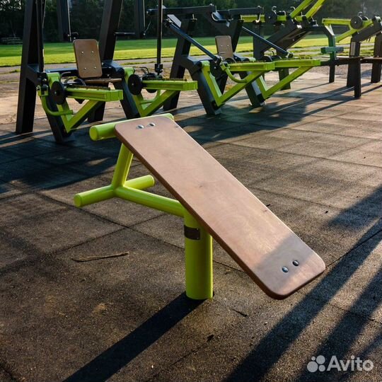 Уличный тренажер Скамья для пресса Fix-1701